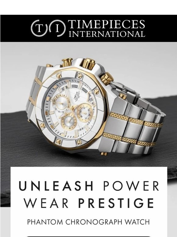 Unleash Power. Wear Prestige - The Phantom Chronograph