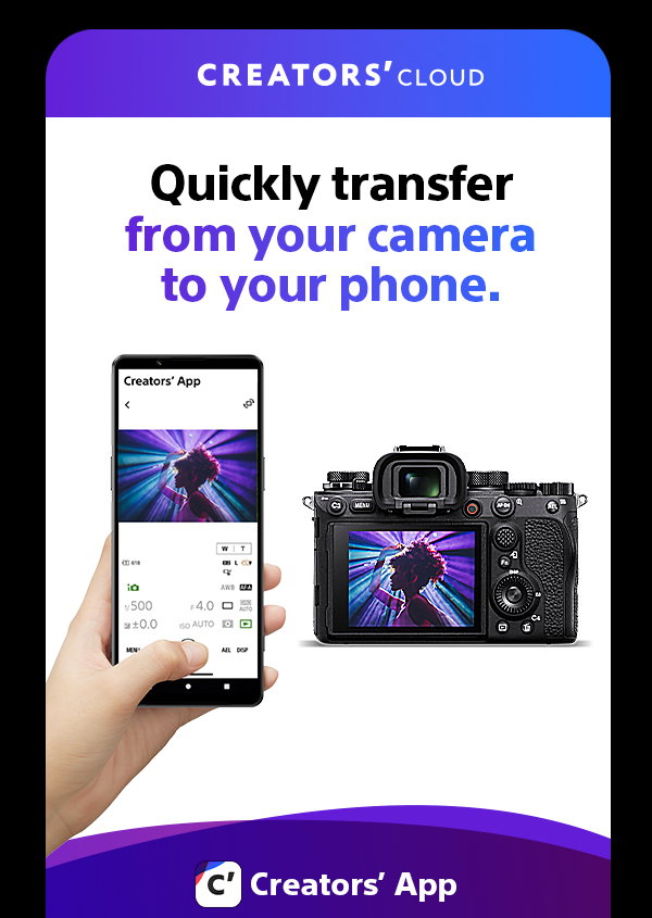 Creator's Cloud | Quickly transfer from your camera to your phone | Creators' App