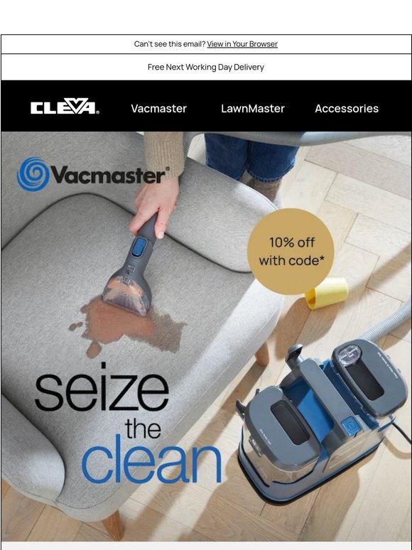 Seize the Clean with the Vacmaster EasyClean range