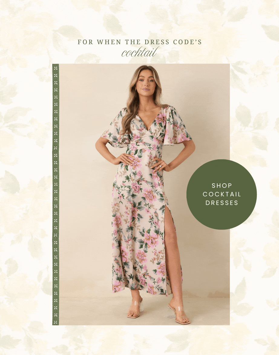 For when the dress code's cocktail. Shop Cocktail Dresses.
