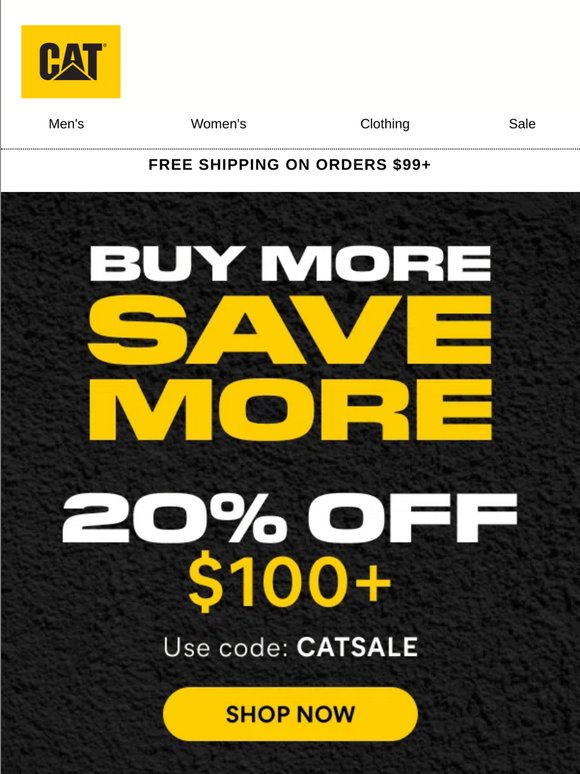 Save up to 25% off your purchase!