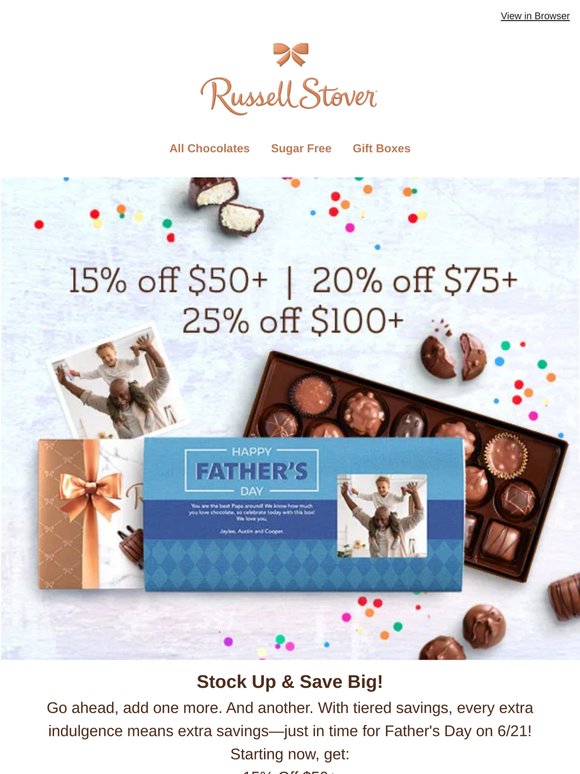Up to 25% Off Awaits🍫🍬