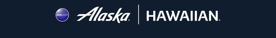 oneworld. Alaska®. Hawaiian®.