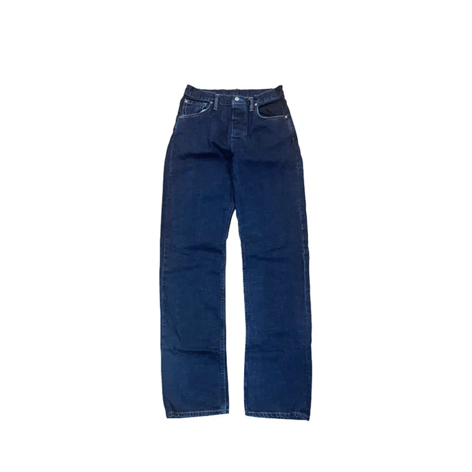 Smokestack Indigo Japanese Sunset Blvd jeans with multi colored weft