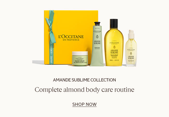AMANDE SUBLIME COLLECTION | COMPLETE ALMOND BODY CARE ROUTINE | SHOP NOW