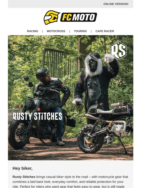 🕶️ Ride in Style with Rusty Stitches 🪡