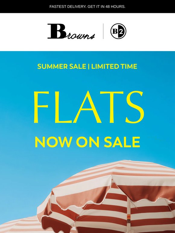 NOW ON SALE: Sneakers and flats ☀️