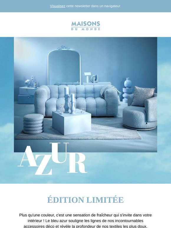 Azur : la nouvelle couleur de la saison