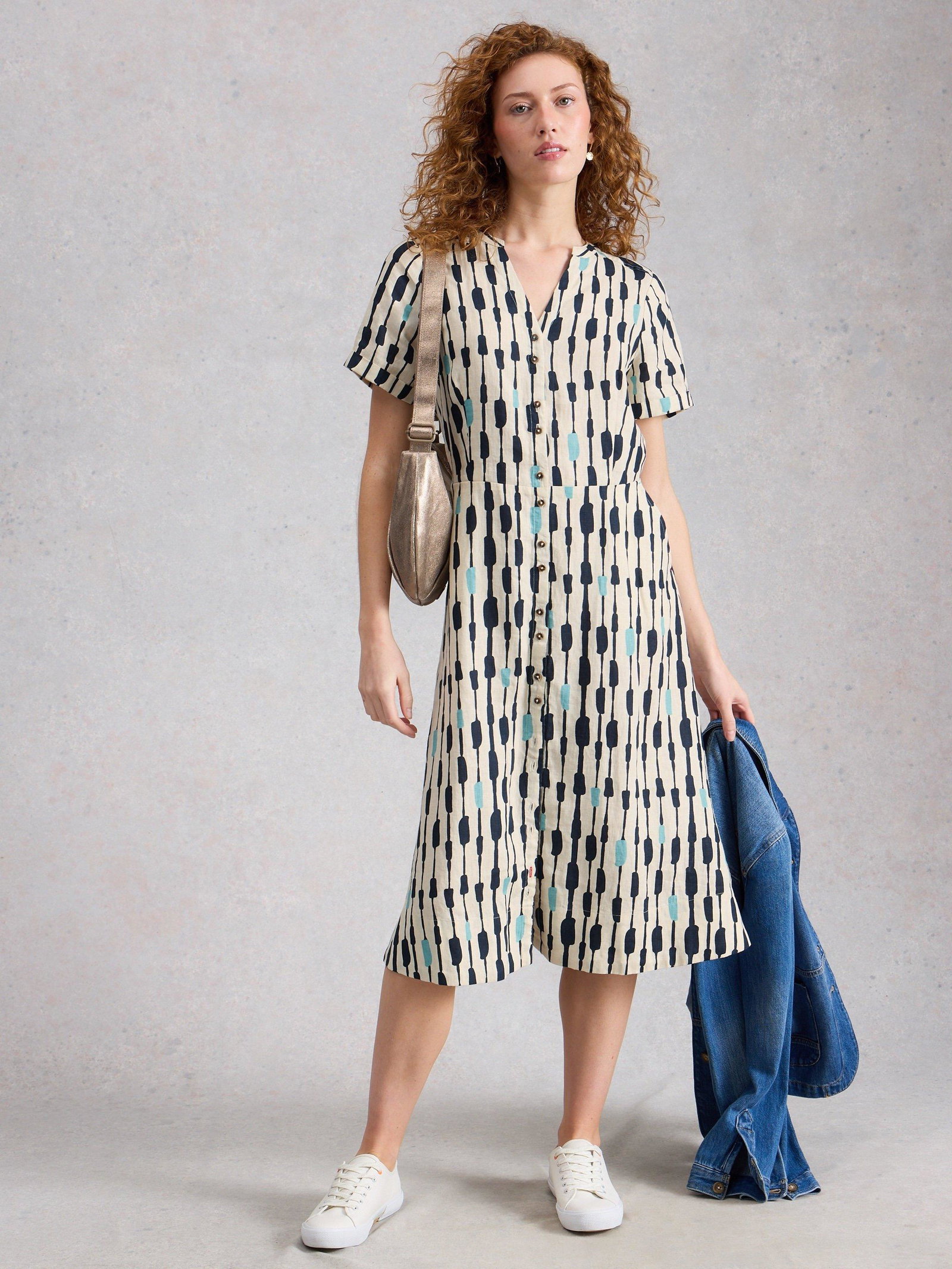 Shop Iris Linen Dress