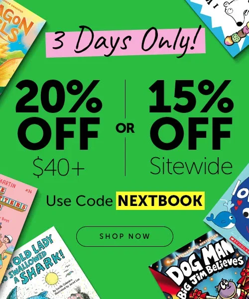20% Off $40+ or 15% Off Sitewide with code NEXTBOOK | Three Days Only SHOP NOW
