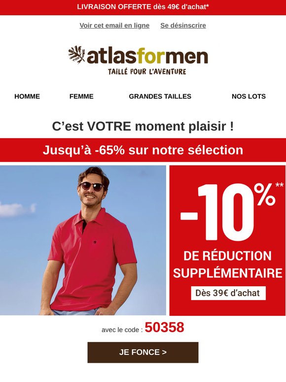 Aujourd'hui, on vous offre -10% Supplémentaires