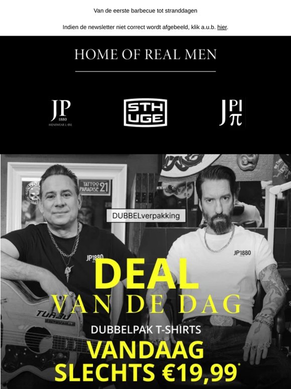 Aanbieding van de dag 🔥 Slechts €10 per T-shirt