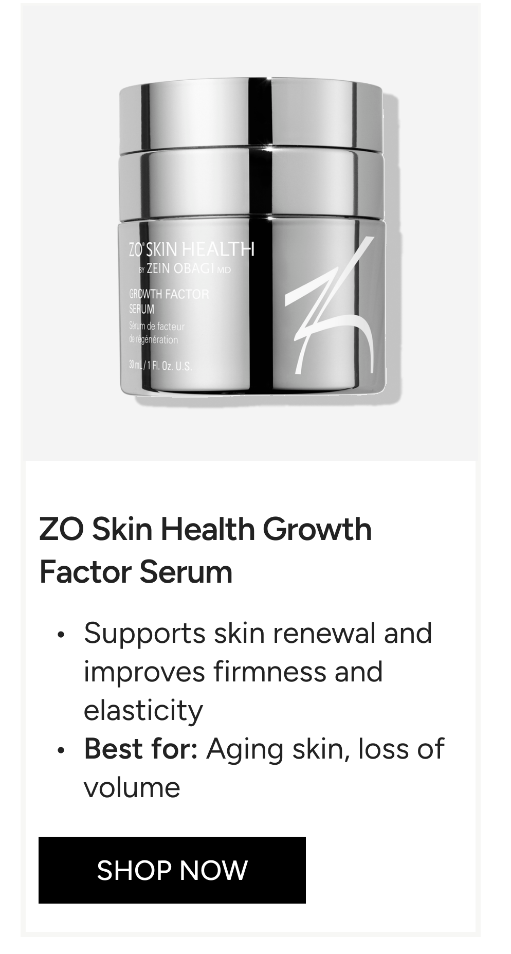 ZO Skin Health Growth Factor Serum