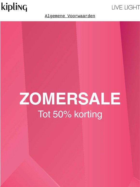 Zomersale is begonnen! Tot 50% korting 🌼