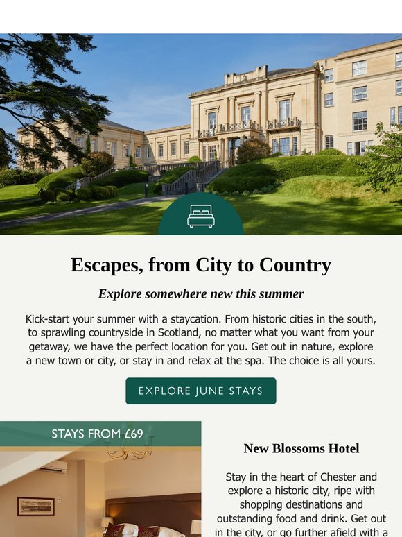 June Stays from £69