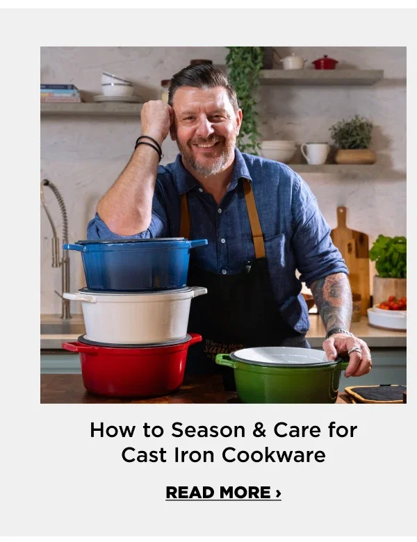 How to Season & care for Cast Iron Cookware