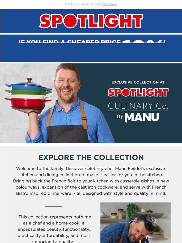 Discover the exclusive Culinary Co By Manu collection 👨‍🍳