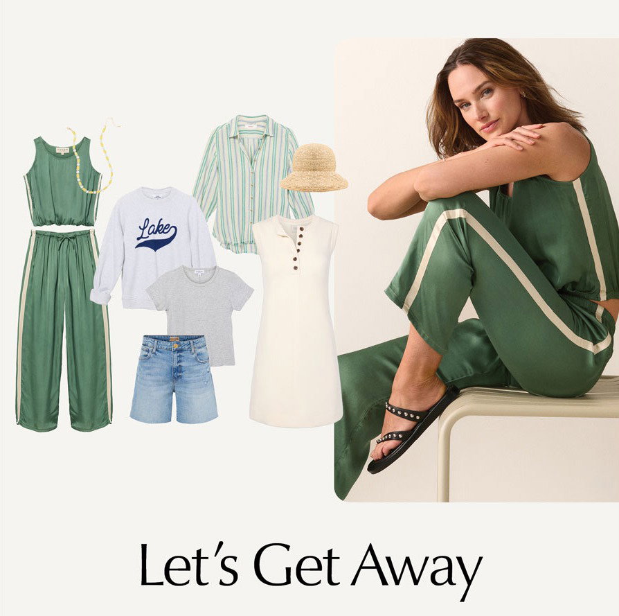 Let's Get Away. Cutouts of themebox looks.