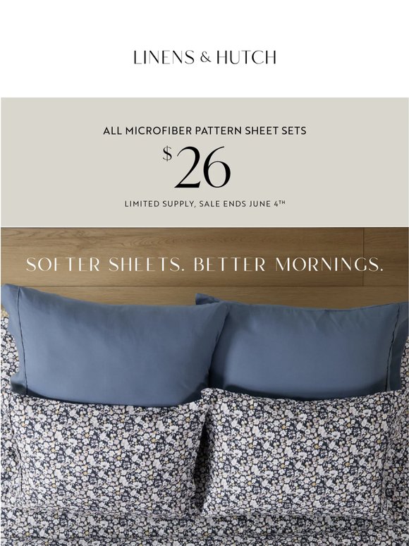 😍 $26 All Sizes Patterned Sheet Sets — 100+ Options