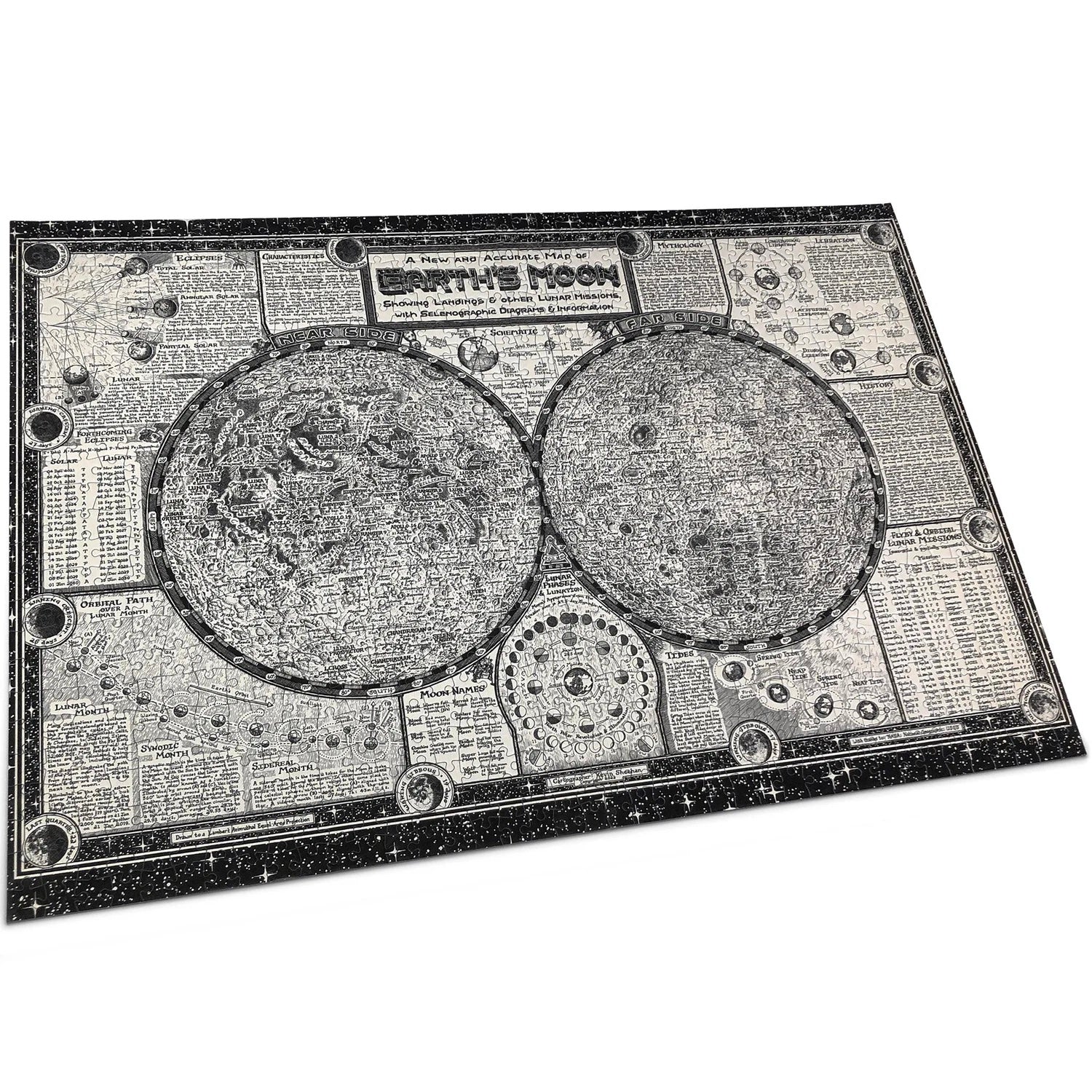 Image of Moon Map 1000 Piece Jigsaw Puzzle