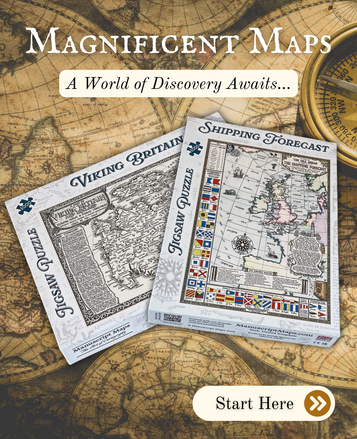 Magnificent Maps - A World of Discovery Awaits...