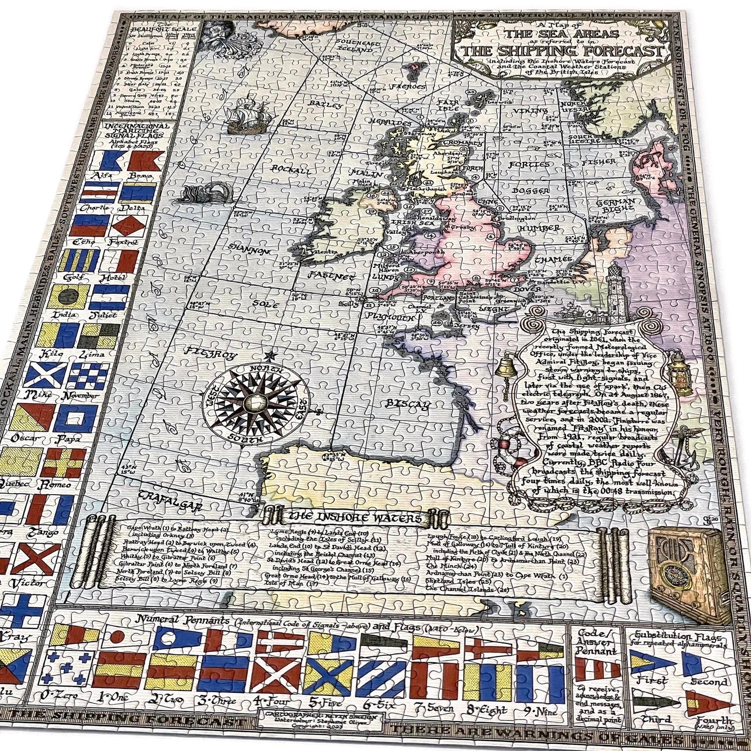 Image of Colour Shipping Forecast 1000 Piece Jigsaw Puzzle