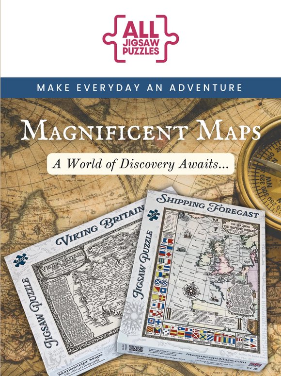 Set Sail for Adventure: Explore the Unknown with Vintage Maps!📍