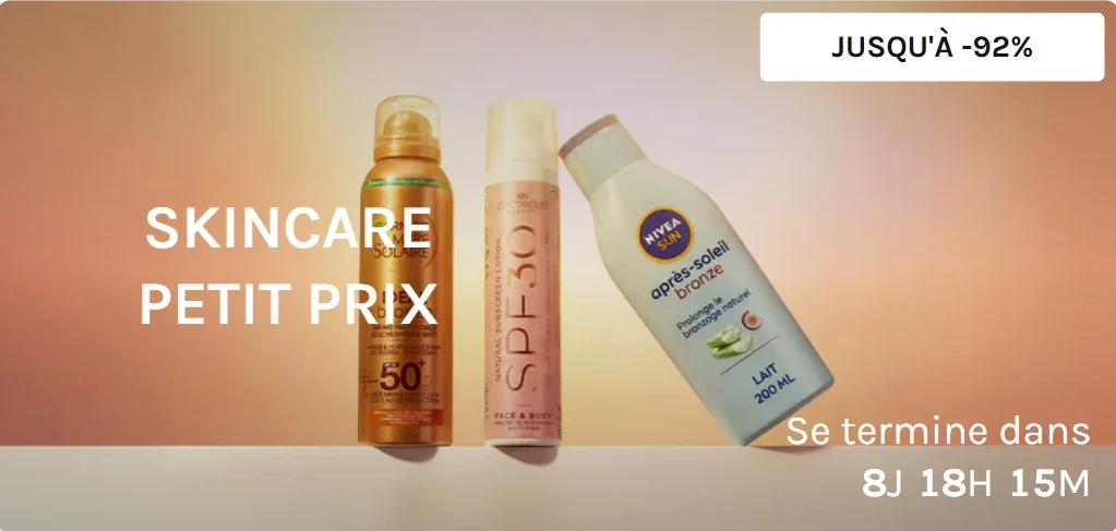 skincare petit prix