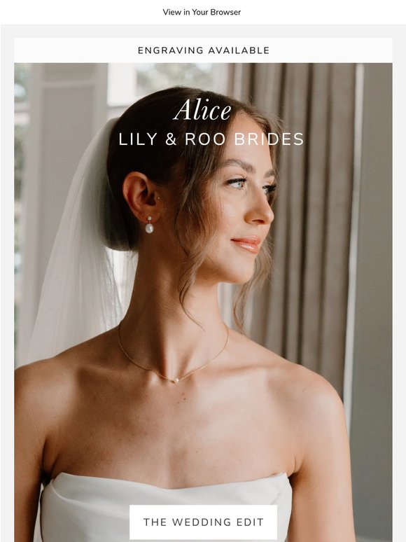 Meet Alice: LILY & ROO Bride 💍