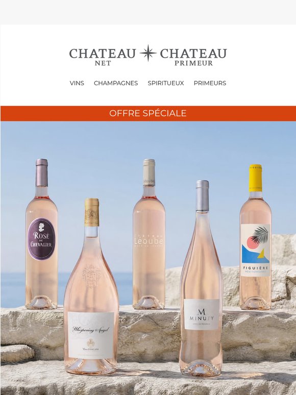 Les rosés de votre été en offre spéciale