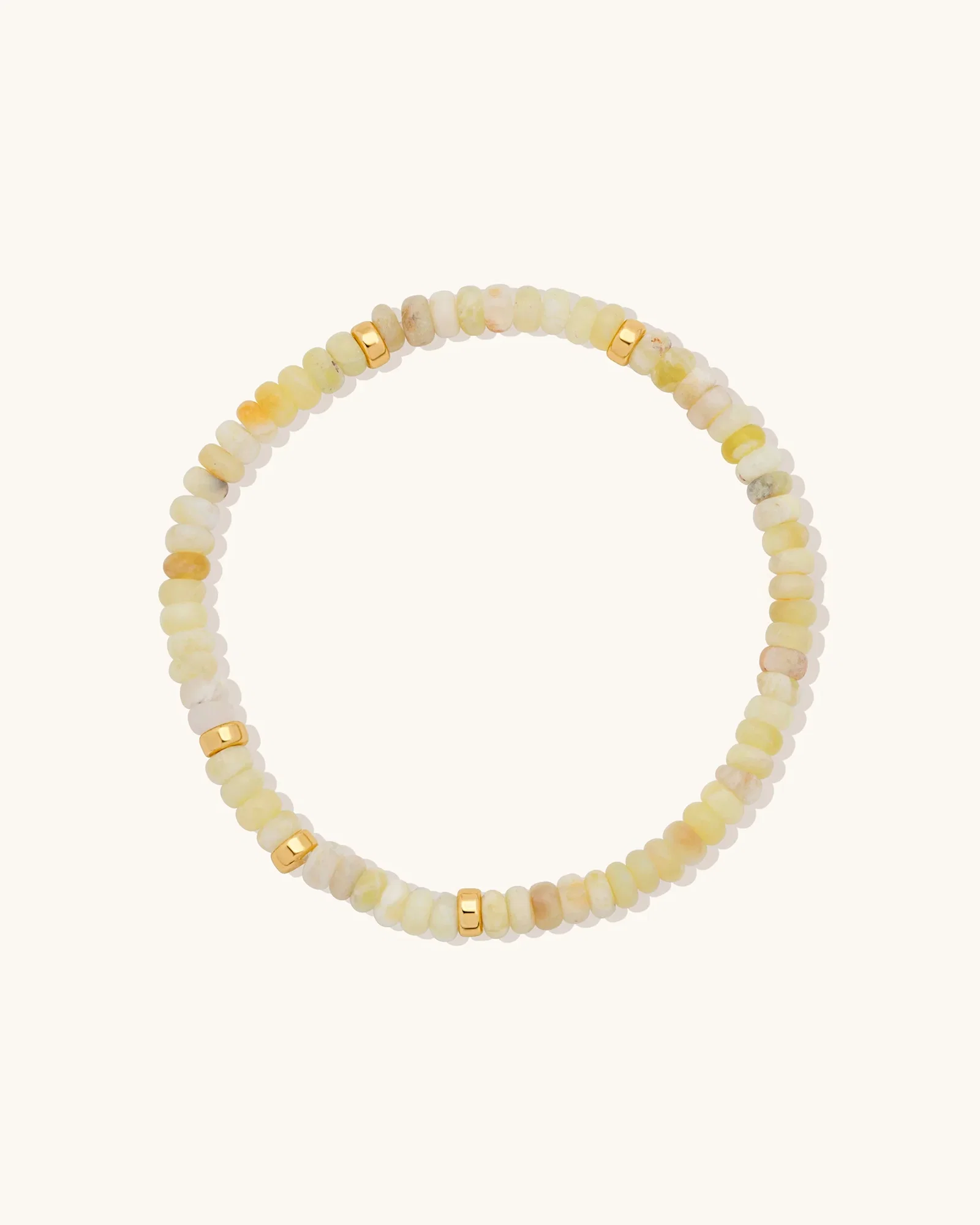 Image of Yellow Opal Gemstone Bracelet