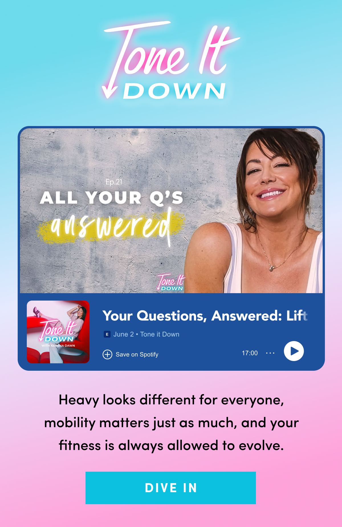Tone It Down: All Your Q's Answered