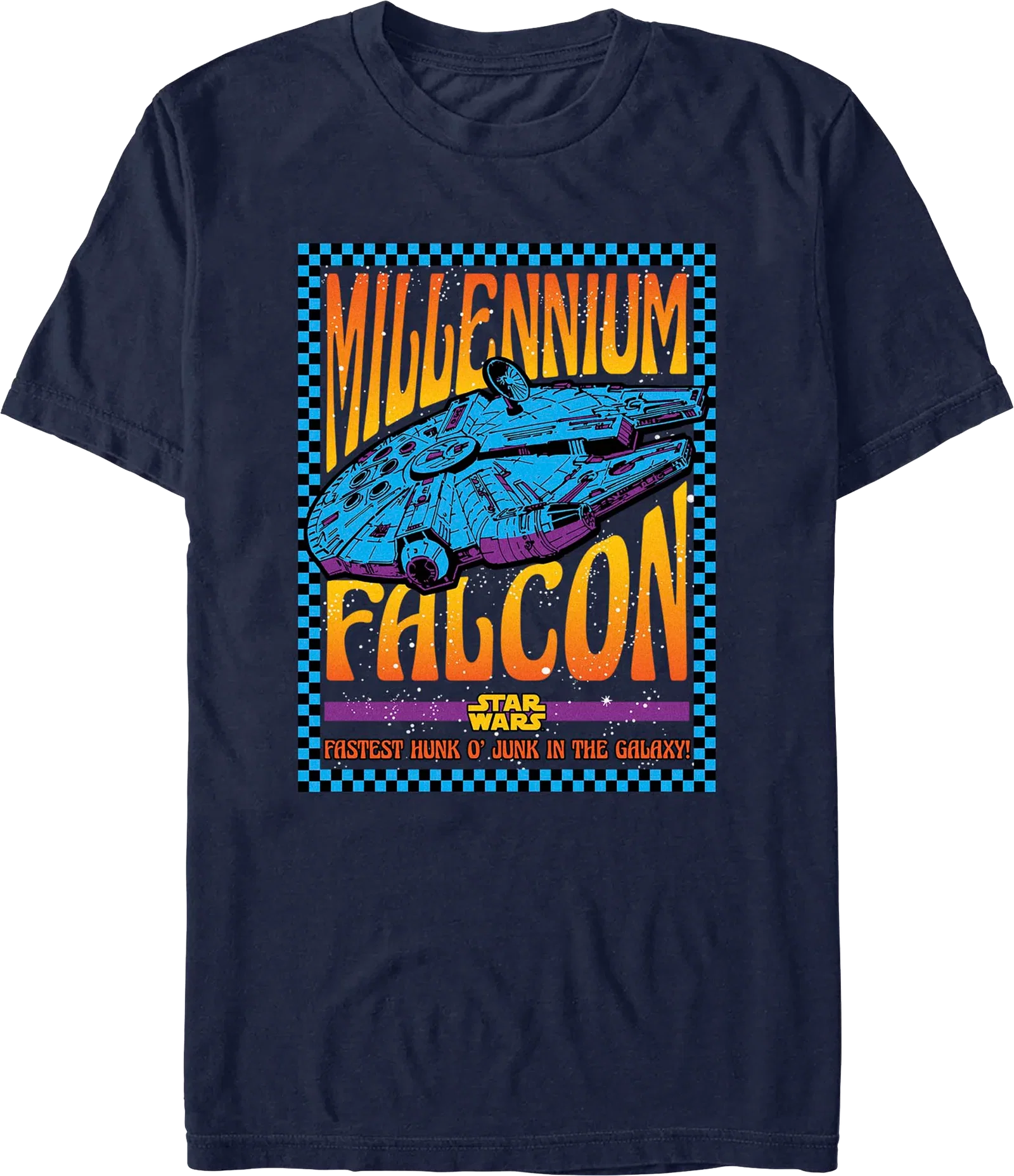Millennium Falcon Fastest Hunk O' Junk In The Galaxy Star Wars T-Shirt