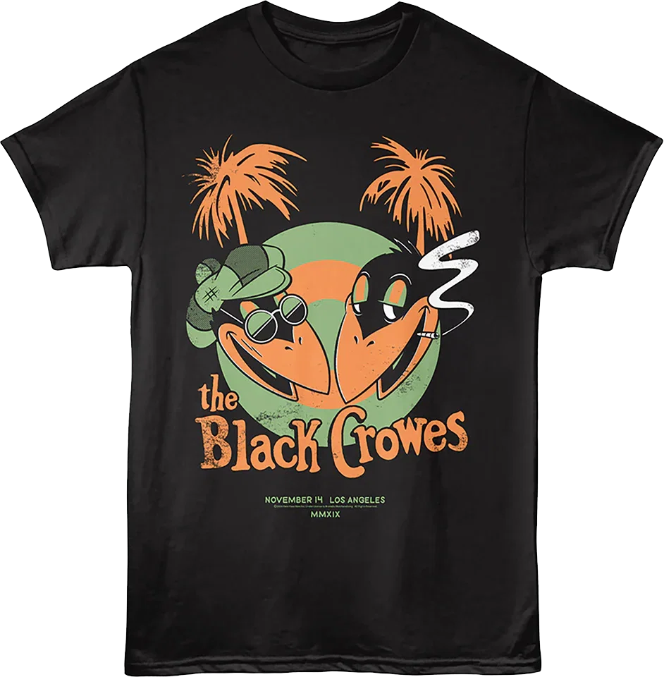 Los Angeles Poster Black Crowes T-Shirt