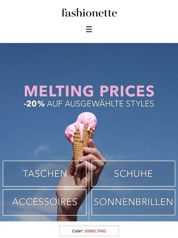 -20% extra auf ausgewählte Styles