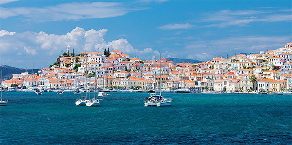 Isle of Poros, Greece Image