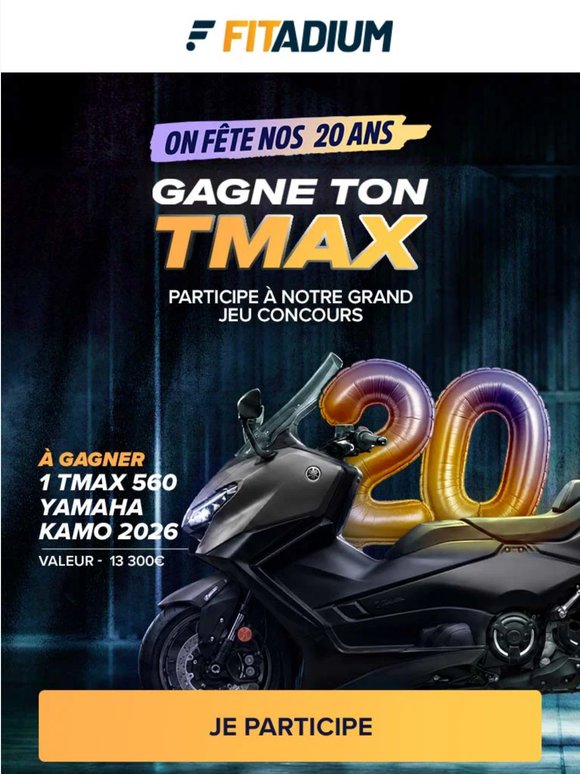 Un TMAX, ça te tente ? 🎉