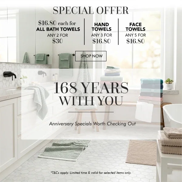 fixed towel price 