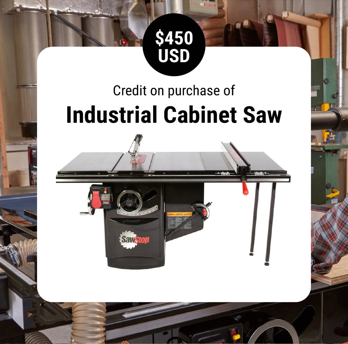 Industrial Cabinet Saw