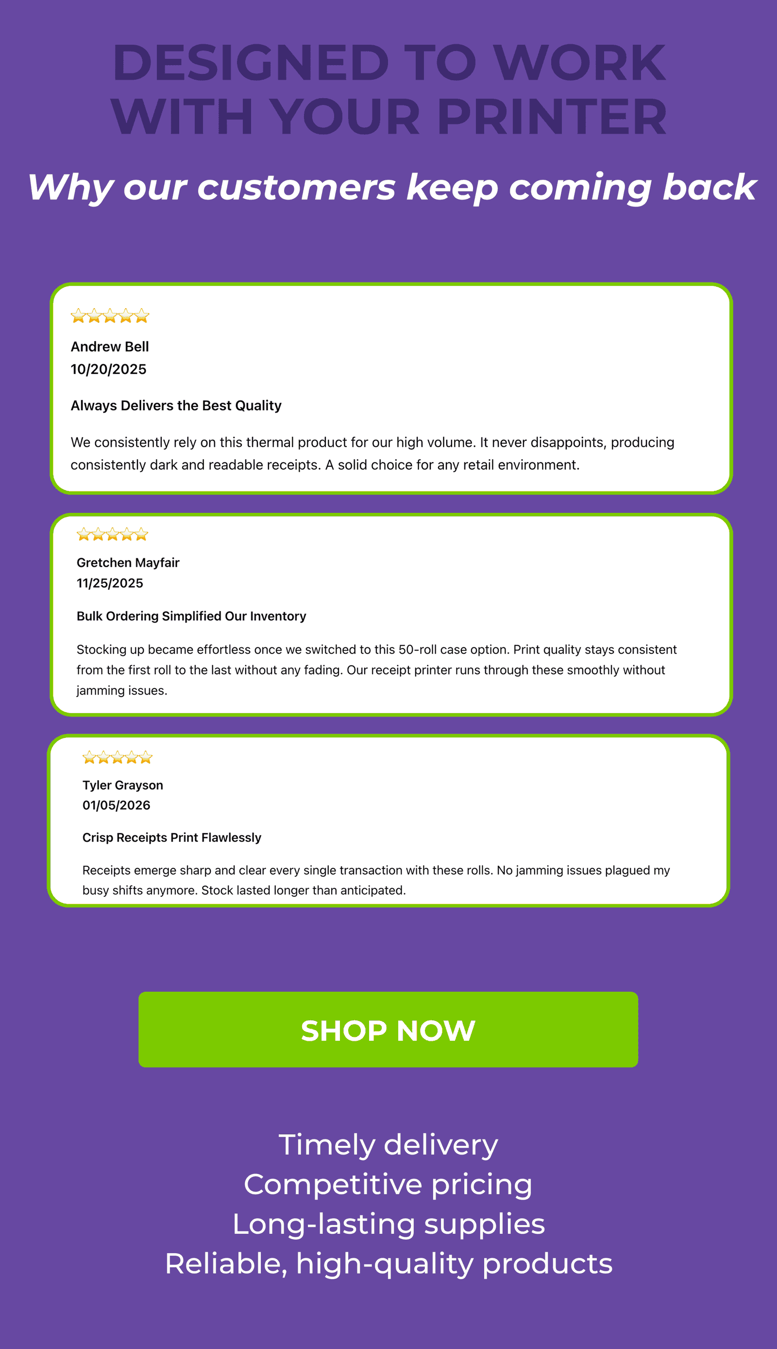 Thermal Paper Rolls