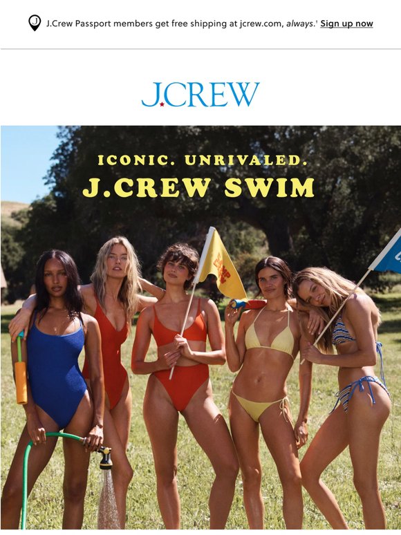 Iconic and unrivaled: J.Crew swim