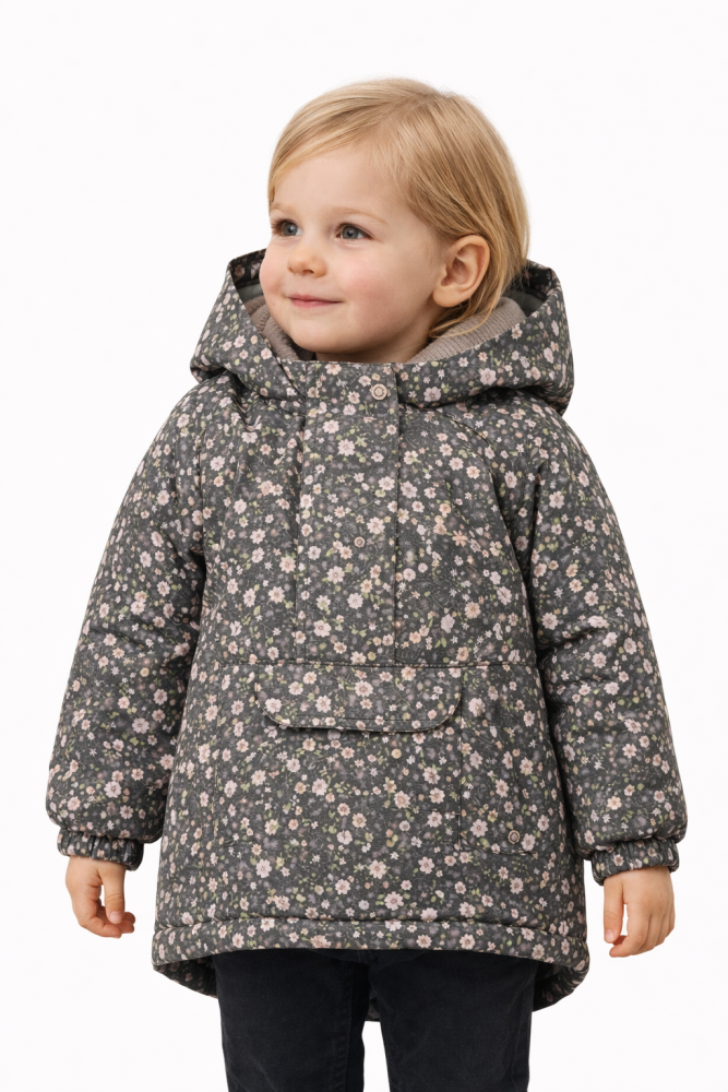Image of Wheat, Tech Jacket Sascha, Baby, Black Sea Open Flowers