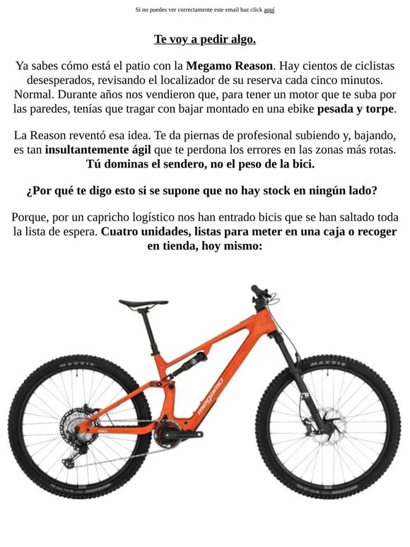 4 Megamo Reason en stock (entrega inmediata)...