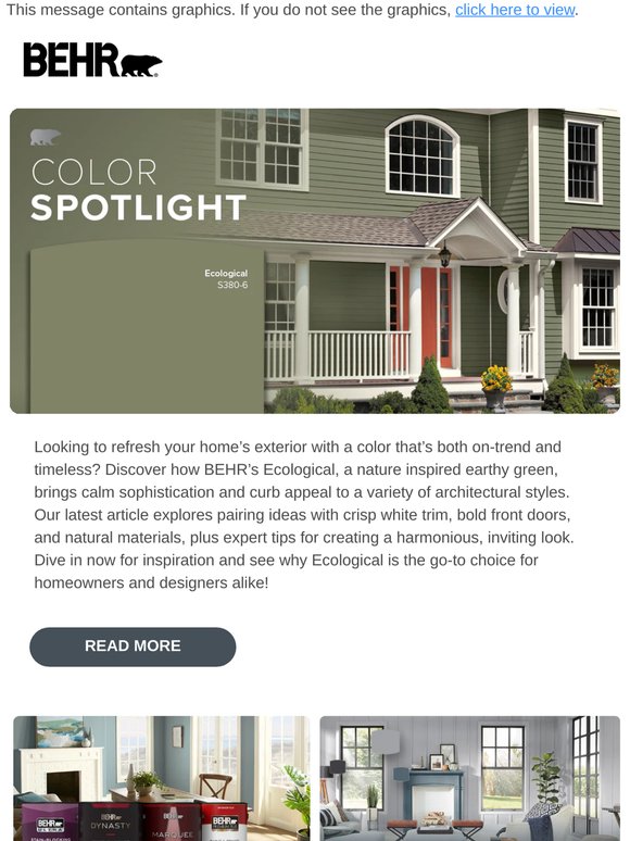 Ecological: Nature-Inspired Exterior Color