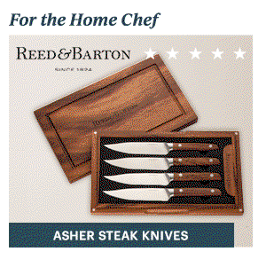 For the Home Chef  ASHER STEAK KNIVES