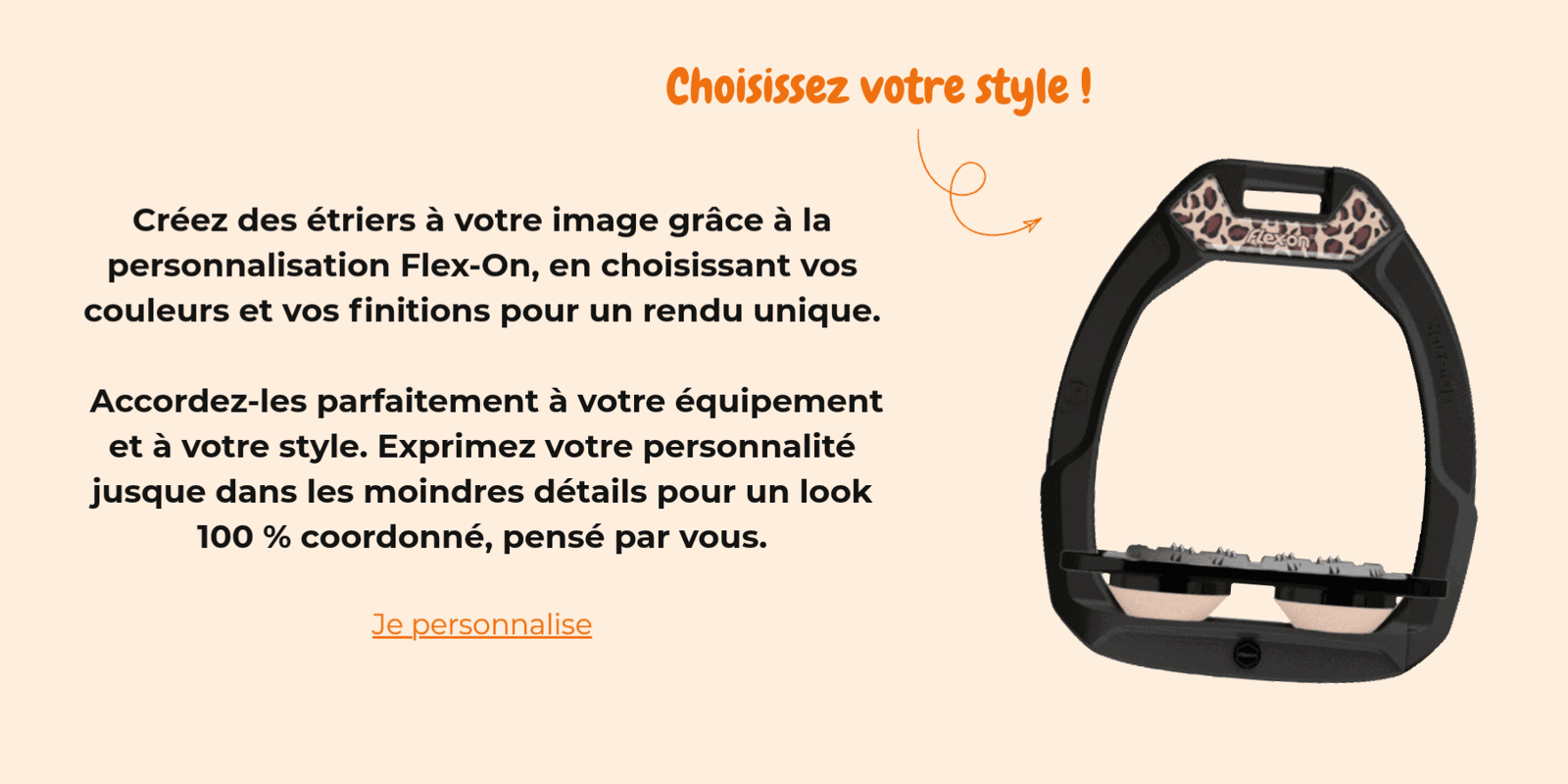 Étriers personnalisables