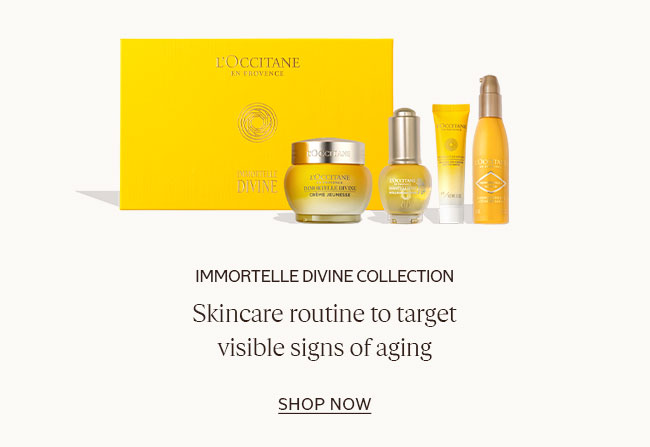 IMMORTELLE DIVINE COLLECTION | SKINCARE ROUTINE TO TARGET VISIBLE SIGNS OF AGING | SHOP NOW
