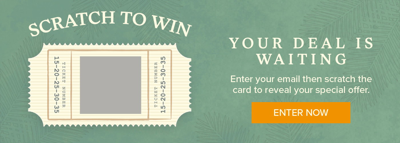 Scratch to win - enter your email to reveal your special offer