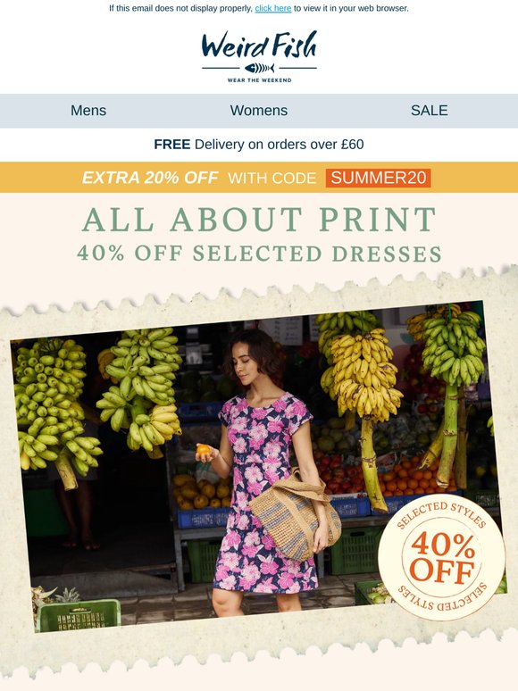 40% off Selected Dresses