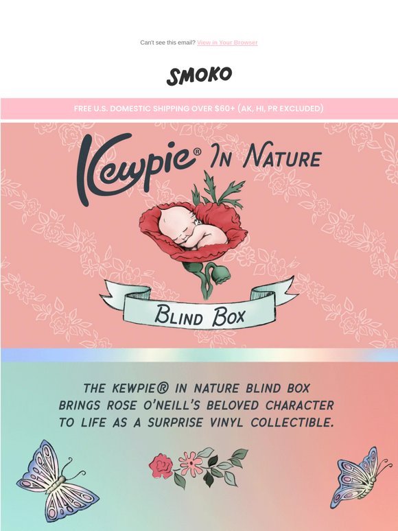 Kewpie in Nature: Blooming Soon 🌸🦋